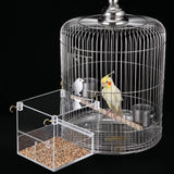 Maxbell Pet Feeder Food Water Feeding Box For Small Medium Large Birds S