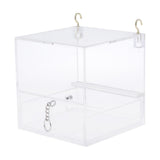 Maxbell Pet Feeder Food Water Feeding Box For Small Medium Large Birds S