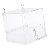 Maxbell Pet Feeder Food Water Feeding Box For Small Medium Large Birds S