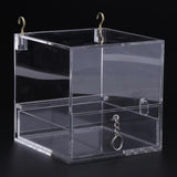 Maxbell Pet Feeder Food Water Feeding Box For Small Medium Large Birds S