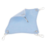 Maxbell Small Hamster Hammock Cage Hanging Bed Nest for Birds Hamster Mice Blue-S