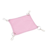 Maxbell Small Hamster Hammock Cage Hanging Bed Nest for Birds Hamster Mice Pink-S