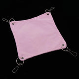 Maxbell Small Hamster Hammock Cage Hanging Bed Nest for Birds Hamster Mice Pink-S
