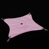Maxbell Small Hamster Hammock Cage Hanging Bed Nest for Birds Hamster Mice Pink-M