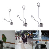 Maxbell Stainless Steel Bird Foot Chain Anti-flying Leash For Small to Large Birds S