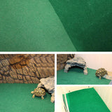 Max 2 Pieces Green Reptile Cage Carpet Moisture-proof Warm Floor Mat 100x50cm
