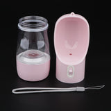 Max Portable Pet Drinking Cup Dog Cat Food Water Cups For Pet Dog Travel  Pink