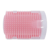 Max Pet Cat Wall Corner Grooming Massage Self Groomer Brush Cat Hair Clean Tools