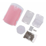 Max Pet Cat Wall Corner Grooming Massage Self Groomer Brush Cat Hair Clean Tools