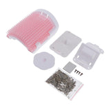 Max Pet Cat Wall Corner Grooming Massage Self Groomer Brush Cat Hair Clean Tools