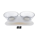 Max Pet Cat Dog Food Water double bowls with Bowl Stand For Cat Dog Puppy