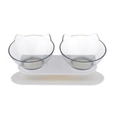 Max Pet Cat Dog Food Water double bowls with Bowl Stand For Cat Dog Puppy