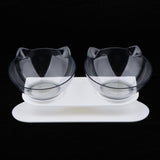 Max Pet Cat Dog Food Water double bowls with Bowl Stand For Cat Dog Puppy