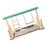 Max Parrots Bird Playground Wood Perch Gym Stand with Stainless Steel Tray B