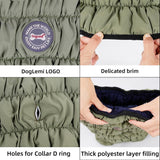 Max Cute Design Pet Dog Puppy Winter Warm Coat Pet Comfort Jacket Light Green L