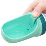 Max Portable Pet Puppy Travel Drinking Cup Dog Water Bottle 350ml Green