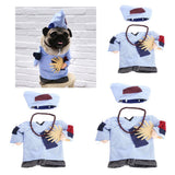 Maxbell Novelty Creative Jigong Dog Costume Holiday Halloween Party Dress Up Clothes S