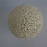 Maxbell Rattan Ball Ceiling Light  Woven Lamp Decor for Bedroom Hallway Stairway