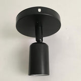 Maxbell Wall Light E27 Wall Lamp Holder Adjustable Light Holder Home Bedroom Black