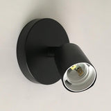 Maxbell Wall Light E27 Wall Lamp Holder Adjustable Light Holder Home Bedroom Black