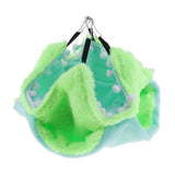 Max Small Animals Cozy Hammock Winter Warm Nest For Hamster Birds Parrot Green