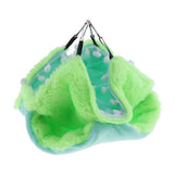 Max Small Animals Cozy Hammock Winter Warm Nest For Hamster Birds Parrot Green