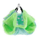 Max Small Animals Cozy Hammock Winter Warm Nest For Hamster Birds Parrot Green