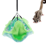 Max Small Animals Cozy Hammock Winter Warm Nest For Hamster Birds Parrot Green