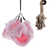 Max Small Animals Cozy Hammock Winter Warm Nest For Hamster Birds Parrot Pinnk