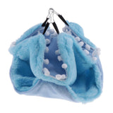 Max Small Animals Cozy Hammock Winter Warm Nest For Hamster Birds Parrot Blue