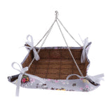 Max Small Pet Hamster Squirrel Hammock Hanging Bed Swing Mat Summer Cool 30x30cm