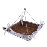 Max Small Pet Hamster Squirrel Hammock Hanging Bed Swing Mat Summer Cool 30x30cm
