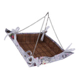 Max Small Pet Hamster Squirrel Hammock Hanging Bed Swing Mat Summer Cool 30x30cm