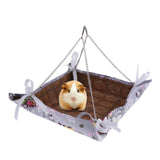 Max Small Pet Hamster Squirrel Hammock Hanging Bed Swing Mat Summer Cool 30x30cm