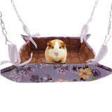 Max Small Pet Hamster Squirrel Hammock Hanging Bed Swing Mat Summer Cool 30x30cm