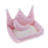 Max Maxb Pet crown bed Pink