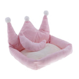 Max Maxb Pet crown bed Pink