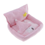 Max Small Pet Hamster Gerbil Sleeping Bed Soft Nest Mattress Winter Warm Pink