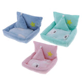 Max Small Pet Hamster Gerbil Sleeping Bed Soft Nest Mattress Winter Warm Pink