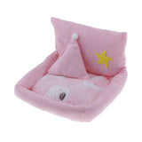 Max Small Pet Hamster Gerbil Sleeping Bed Soft Nest Mattress Winter Warm Pink