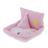 Max Small Pet Hamster Gerbil Sleeping Bed Soft Nest Mattress Winter Warm Pink