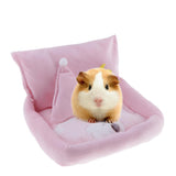 Max Small Pet Hamster Gerbil Sleeping Bed Soft Nest Mattress Winter Warm Pink