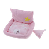 Max Small Pet Hamster Gerbil Sleeping Bed Soft Nest Mattress Winter Warm Pink