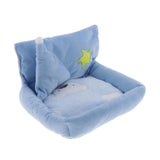 Max Small Pet Hamster Gerbil Sleeping Bed Soft Nest Mattress Winter Warm Blue