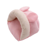 Max Small Pet Mouse Hamster Squirrel Sleeping Bag Cotton Winter Warm House Nest Pink
