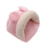Max Small Pet Mouse Hamster Squirrel Sleeping Bag Cotton Winter Warm House Nest Pink