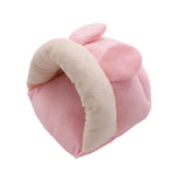 Max Small Pet Mouse Hamster Squirrel Sleeping Bag Cotton Winter Warm House Nest Pink