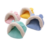 Max Small Pet Mouse Hamster Squirrel Sleeping Bag Cotton Winter Warm House Nest Blue