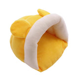 Max Small Pet Mouse Hamster Squirrel Sleeping Bag Cotton Winter Warm House Nest Yellow