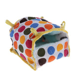 Max Hamster Guinea Pig Chinchilla Warm Sleeping Nest Cage Houses Rainbow Dot